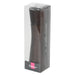 Salt and Pepper Mill 21x6cm Flat Top Rook Shape Dark Brown Wooden Style