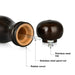 Wooden Pepper Mil Rook Design 16cm with Zinc Alloy Grinding Mechanism