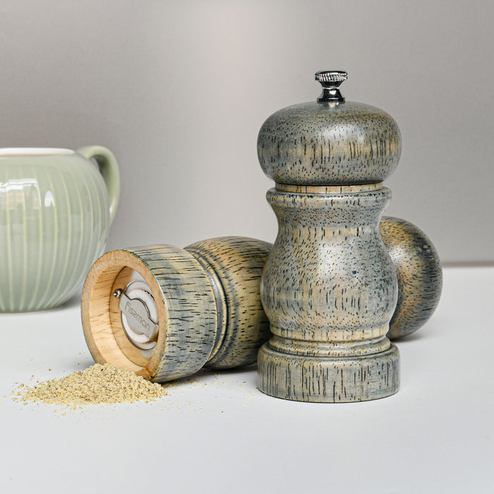 Salt And  Pepper Mill 16.5x5cm (Rubber Wood Body With Ceramic Grinder)