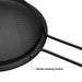 Strainer 10.5cm With Handle Steel Black