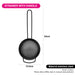 Strainer 10.5cm With Handle Steel Black