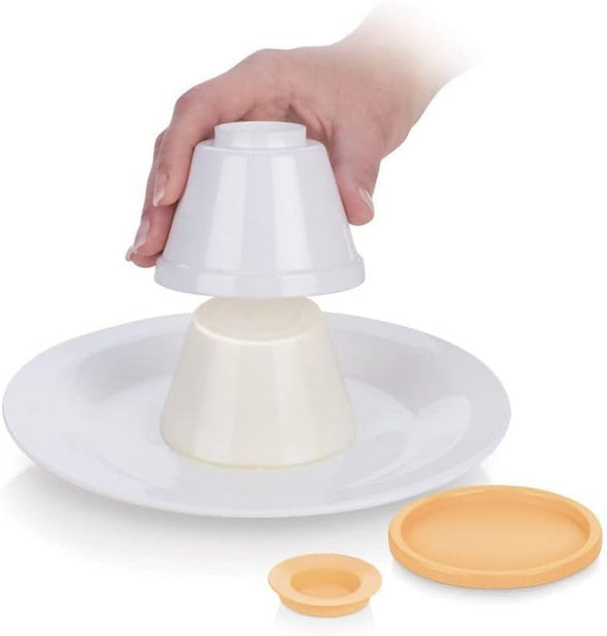 Molder For Pudding, Panna Cotta Or Jelly 11cm with 4 Design (Plastic)