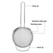 Steel Strainer  with Handle 16cm