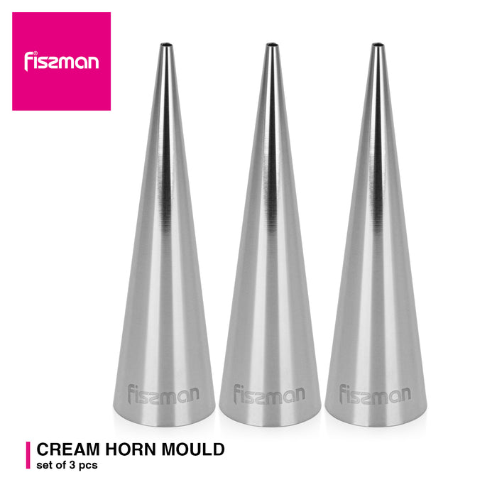 3-Piece  Cream Nozzle Tip (Stainless Steel)