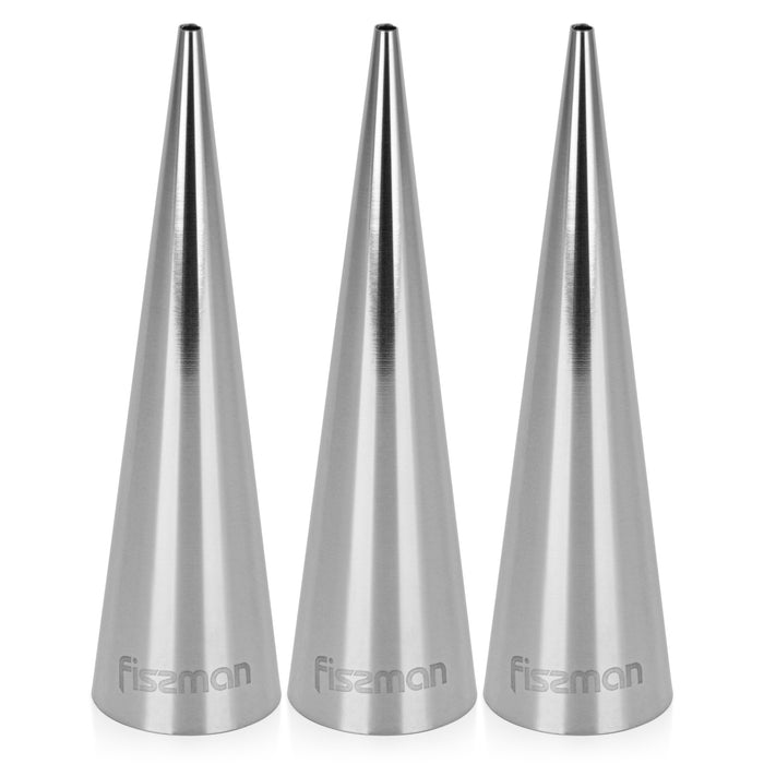 3-Piece  Cream Nozzle Tip (Stainless Steel)