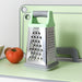 8" 4-Sided Grater With Plastic Container (Stainless Steel)