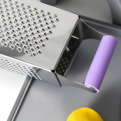 9" 4-Sided Grater Color Violet (Stainless Steel)
