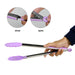 Kitchen Tongs 36cm Stainless steel And Silicone Purple