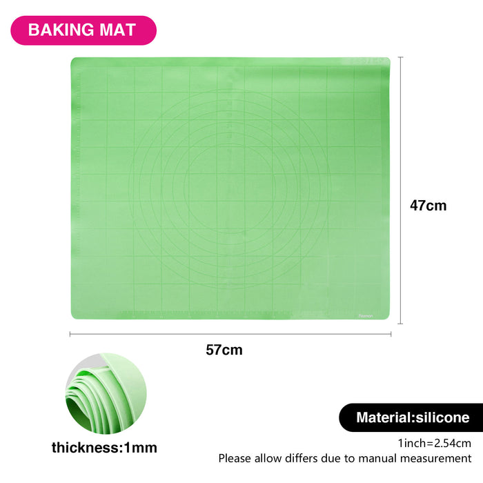 Silicone Baking Mat 57cm Green