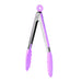 Fissman Kitchen Tong Silicone/Stainless Steel 23cm Purple