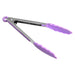 Fissman Kitchen Tong Silicone/Stainless Steel 23cm Purple