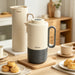 Vacuum Insulated Jug 1000mL, Insulated Flask, Modern Dallah, Plastic Body Case With  Glass Liner DARK GRAY