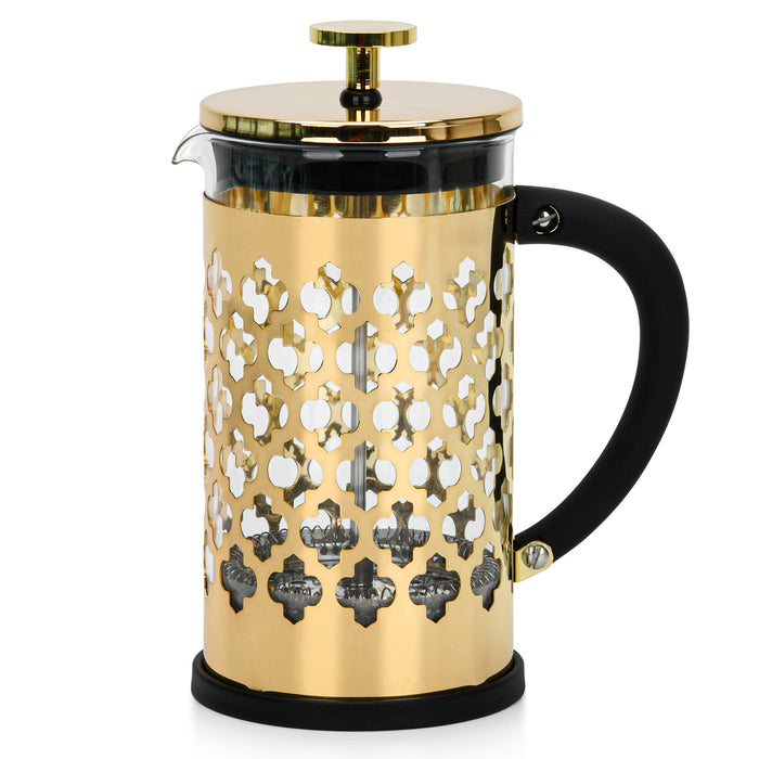 French Press Coffee Maker Borosilicate Glass 600ml Amado Series