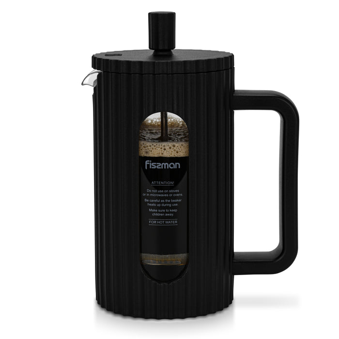 French Press Coffee Maker 350ml (Borosilicate Glass)