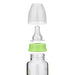 Green Feeding bottle 120 ml (borosilicate glass)