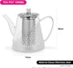 Tea Pot 1000ml with Stainless Steel Filter Borosilicate Glass