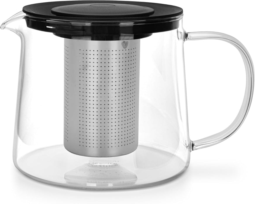 Tea Pot 1500ml with Stainless Steel Filter Borosilicate Glass