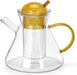 Tea Pot 950ml with Stainless Steel Filter Borosilicate Glass