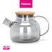 Tea Pot 1000ml With Stainless Steel Filter Borosilicate Glass