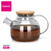 Tea Pot 1000ml With Stainless Steel Filter Borosilicate Glass