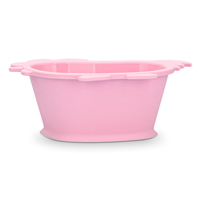 Silicone Sanction Bowl Chicken Design 200ml/14cm Pink