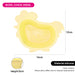 Silicone Sanction Bowl Chicken Design 200ml/14cm Yellow