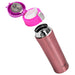 Double Wall Vacuum Travel Mug Pink Color Stainless Steel 450ml