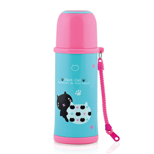 Double Wall Stainless Steel Vacuum Bottle (Blue And Pink Color) 360ml