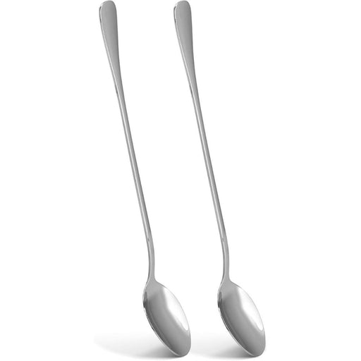 2-Piece Latte Spoon 20cm, Long Handle Coffee Spoon, Cutlery Set Stainless Steel, Flavia Series