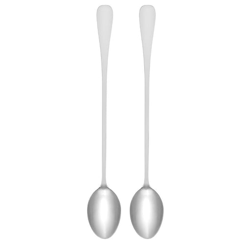 2-Piece Latte Spoon 20cm, Long Handle Coffee Spoon, Cutlery Set Stainless Steel, Flavia Series