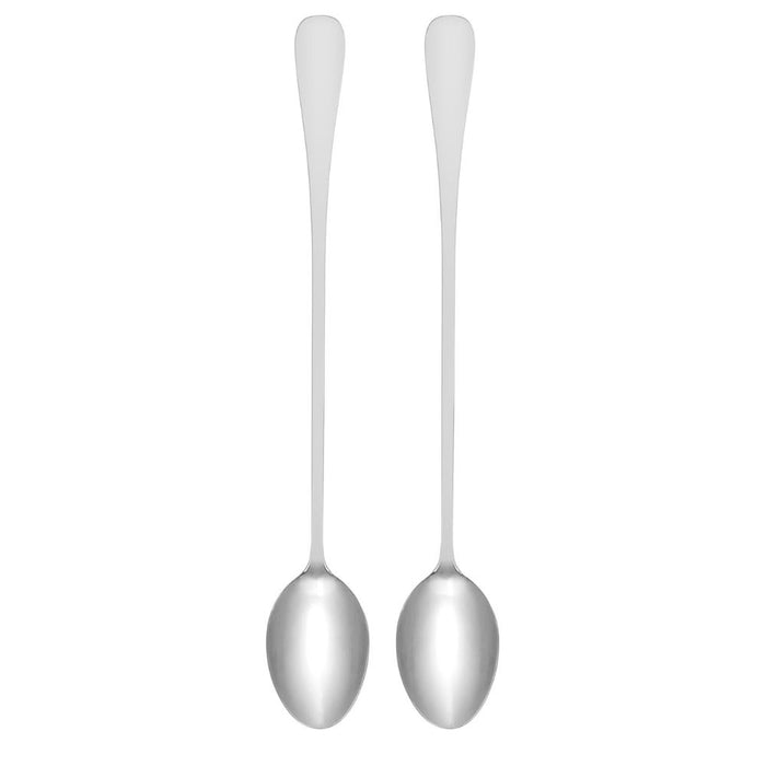 2-Piece Latte Spoon 20cm, Long Handle Coffee Spoon, Cutlery Set Stainless Steel, Flavia Series