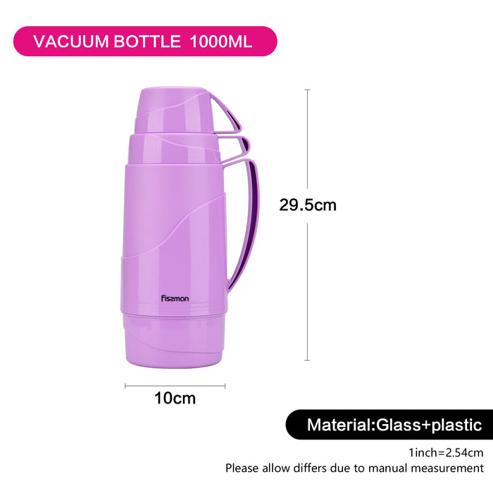 Vacuum Bottle 1 LTR with Glass Liner