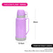 Vacuum Flask 1800ml Violet Plastic Case with Glass Liner