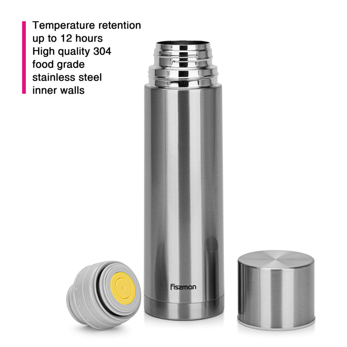 Double Wall Vacuum Bottle 750ml  (Stainless Steel)