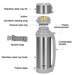 Double Wall Vacuum Bottle 1000ml (Stainless Steel)