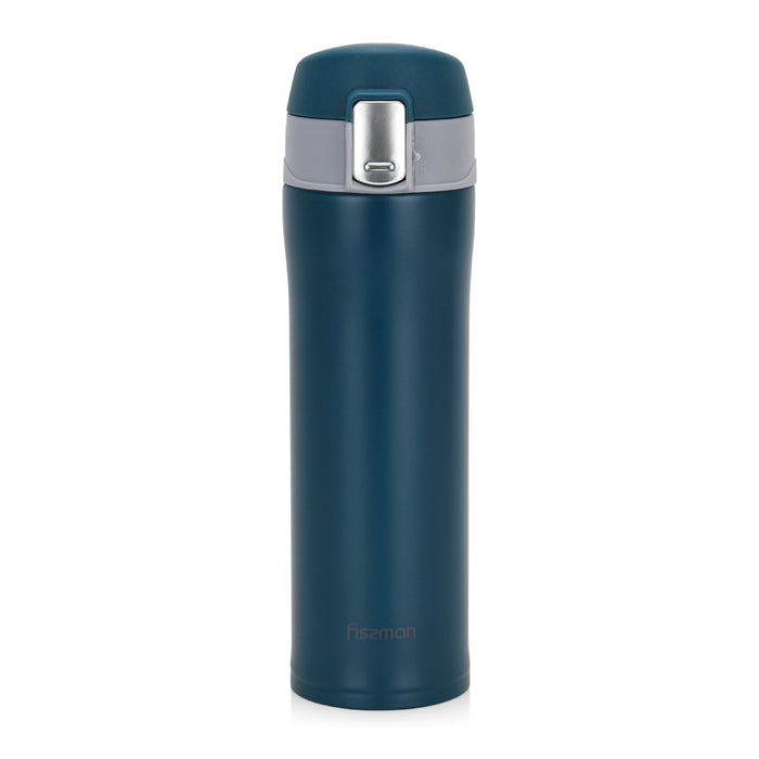 Double Wall Vacuum Travel Mug 450 ml Green Color (Stainless Steel)