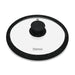 Universal Glass Lid ARCADES with BLACK Marble Silicone Rim 20cm