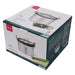Stockpot 24cm/5.8 LTR FABIA with Glass Lid  (Stainless Steel)