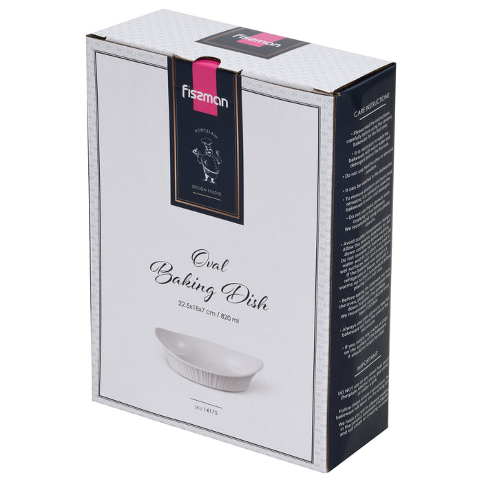 Ceramic Oval Baking Dish 820mL/22.5cm Oven Baking Dish