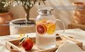 Jug 1800ml With Filter (Borosilicate Glass)