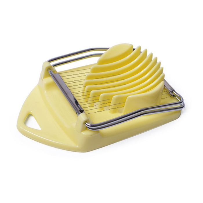 2-In-1 Egg Slicer (Stainless Steel In Plastic Frame) Yellow