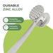 Meat Tenderizer 20.5cm, Zinc Alloy Stainless Steel Meat Hammer Lily Series