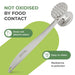 Meat Tenderizer 20.5cm, Zinc Alloy Stainless Steel Meat Hammer Lily Series