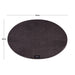 Oval Woven Placemats 45x30cm (PVC) Grey
