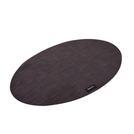 Oval Woven Placemats 45x30cm (PVC) Grey