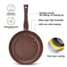 Deep Frying Pan Brown 26x7cm Mosses Stone Professional Non Stick Coating TouchStone Brown