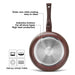 Deep Frying Pan 20x5.5cm MOSSES STONE with Induction Bottom