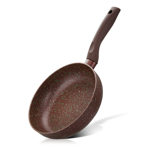 Deep Frying Pan 20x5.5cm MOSSES STONE with Induction Bottom