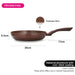 Frying Pan Mosses Stone 26x5.5cm Aluminum with Non-Stick Coating with Induction Bottom