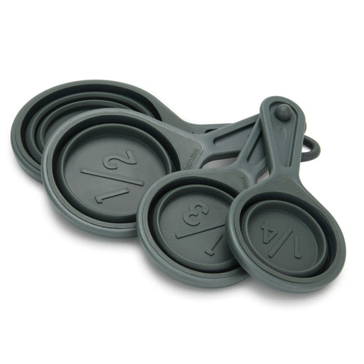 Set Of 4 Foldable Measuring Cups (Silicone)